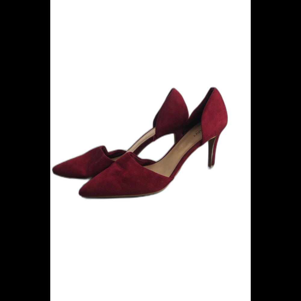 Old navy suede heels PUMPS SZ 10 POINTED
